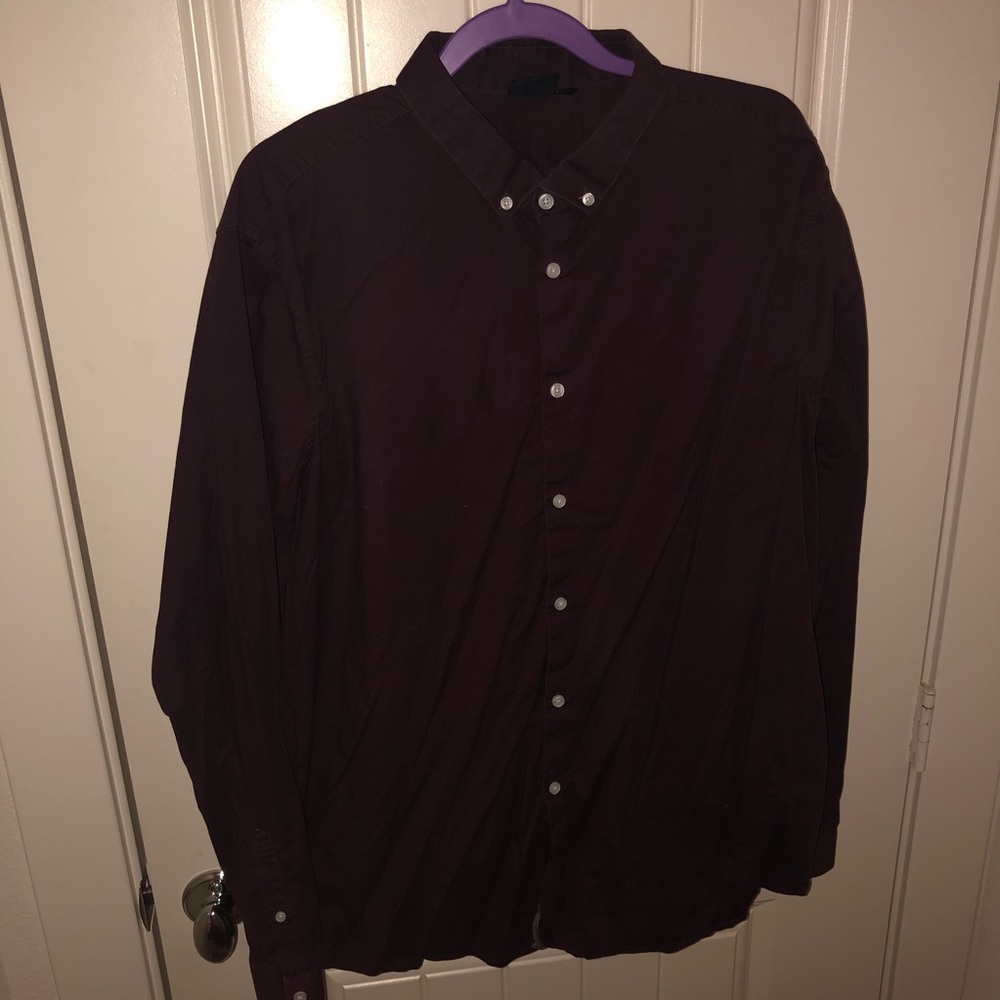ASOS Dress Shirt in Burgundy size 3XL Long